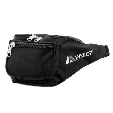 Everest Signature Waist Pack, Black E044MD-BK